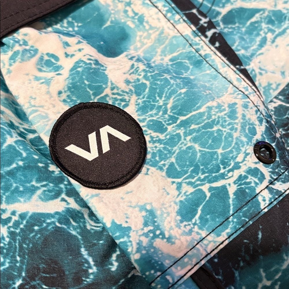 Zak Noyle + RVCA Eastern Trunk Ocean Waves Board Short Limited Edition - Picture 9 of 16